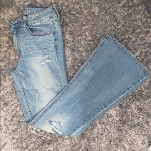 Light wash vintage jeans